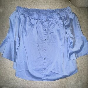 Off the Shoulder peasant shirt with flare sleeves